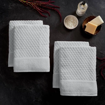 4pc Cotton Diamond Textured Bath Towel Set - Isla Jade 4pc Cotton Diamond Textured Bath Towel Set - Isla Jade -Bathroom Products Store GUEST b650539f fe1f 4b30 821e 3e8cf62ad83d