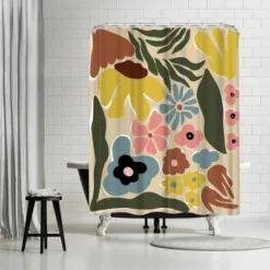 Americanflat 71x74 Floral & Botanical Shower Curtain By Miho Art Studio -Bathroom Products Store GUEST b6cb85d8 47a2 4bff 95da d4e4b411cafe