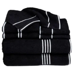 8pc Striped Bath Towel Set - Yorkshire Home -Bathroom Products Store GUEST b71acb1e 63ff 4102 a245 a9f6cb82a20c
