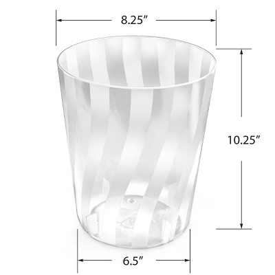 Azar Displays Striped Display Container/Small Waste Basket Azar Displays Striped Display Container/Small Waste Basket -Bathroom Products Store GUEST b7aeaafe a6ae 48fb aca9 6c1df13c258c