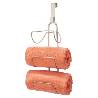 mDesign Metal Over Shower Door Towel Rack Storage Organizer, 3 Tiers MDesign Metal Over Shower Door Towel Rack Storage Organizer, 3 Tiers -Bathroom Products Store GUEST b819e398 d638 4280 aef5 e21ab3483aed