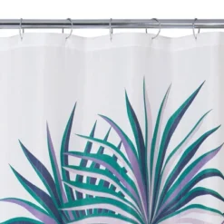 Oversize Palm Shower Curtain - Allure Home Creation -Bathroom Products Store GUEST b8455039 a81e 4fe8 962b 5f3d04dfb0f8