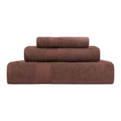 Contemporary Quick-Drying Zero-Twist Cotton 3-Piece Towel Set - Blue Nile Mills -Bathroom Products Store GUEST b8faf2a9 9a83 464b ac7d fa46142423d6