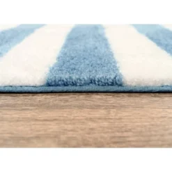 2pc Striped Washable Bathroom Rug Set Basin Blue/White - Garland Rug 4 2pc Striped Washable Bathroom Rug Set Basin Blue/White - Garland Rug -Bathroom Products Store GUEST b992bf6e 70de 4107 b6d0 b3b54a04b35a