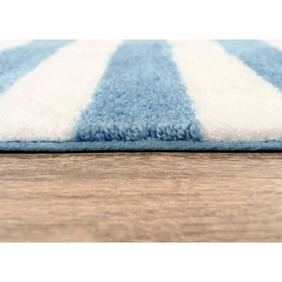 2pc Striped Washable Bathroom Rug Set Basin Blue/White - Garland Rug 2pc Striped Washable Bathroom Rug Set Basin Blue/White - Garland Rug -Bathroom Products Store GUEST b992bf6e 70de 4107 b6d0 b3b54a04b35a