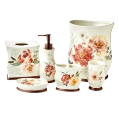 Holland Floral Tumbler Natural 4.33in X 2.87in X 2.87in By SKL Home -Bathroom Products Store GUEST b9d9525d 584d 462e 9bca 8e61f2368bc0