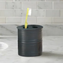 Bogart Metal Toothbrush Holder - Nu Steel -Bathroom Products Store GUEST bb7819af 1a44 484c 9eef 79af9cb9cfde