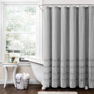 72"x72" Vintage Stripe Yarn Dyed Cotton Shower Curtain - Lush Décor 72"x72" Vintage Stripe Yarn Dyed Cotton Shower Curtain - Lush Décor -Bathroom Products Store GUEST bc0e17e0 6837 49b7 ae4a 0d0890746c92