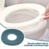 Unique Bargains Stretchable Thicker Toilet Seat Cover Pad Lid Bathroom Warmer Soft Washable Reusable 4 Colors 4 Pcs -Bathroom Products Store GUEST bd5ca454 4315 4ff8 8b73 cedc5075f841
