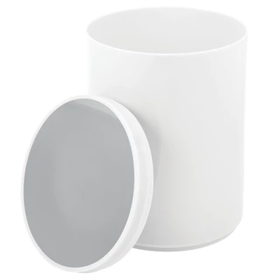 mDesign Round Swing Trash Can Garbage Bin MDesign Round Swing Trash Can Garbage Bin -Bathroom Products Store GUEST becdf527 3a49 4a06 9f4c 7990e13ce96d