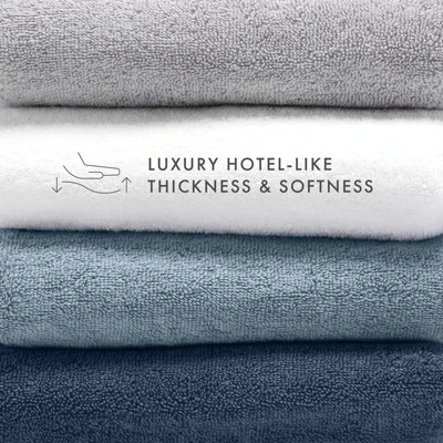 Set Of 4 Bath Towels, 100% Super Plush Premium Cotton - Becky Cameron Set Of 4 Bath Towels, 100% Super Plush Premium Cotton - Becky Cameron -Bathroom Products Store GUEST c0c5fa6f efac 4aaf 8c52 1e8b8d144ff0