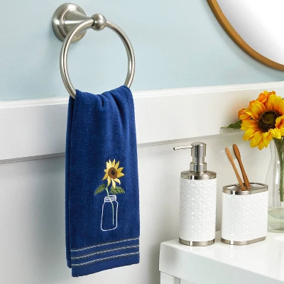 2pk Sunflower in a Jar Hand Towel Blue - SKL Home 2pk Sunflower In A Jar Hand Towel Blue - SKL Home -Bathroom Products Store GUEST c1402193 28bc 4b33 b4fa db9b47d757bf