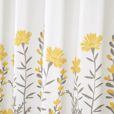 Aprile Shower Curtain Yellow/Gray - Lush Décor Aprile Shower Curtain Yellow/Gray - Lush Décor -Bathroom Products Store GUEST c25e3bbb fc65 4e90 897f 48d427eae560