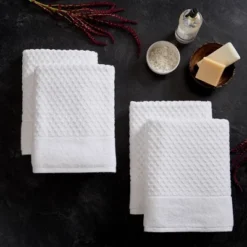 4pc Cotton Diamond Textured Bath Towel Set - Isla Jade 14 4pc Cotton Diamond Textured Bath Towel Set - Isla Jade -Bathroom Products Store GUEST c349a363 c10a 432f ad9d eef5b1e2f406