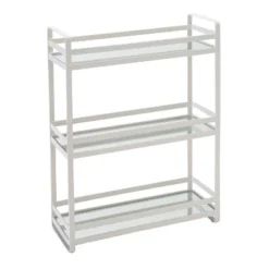 3 Tier Flat Wire Slim Vanity Tower White - Home Details -Bathroom Products Store GUEST c4edba68 8e72 4f64 bef7 973804bacaef