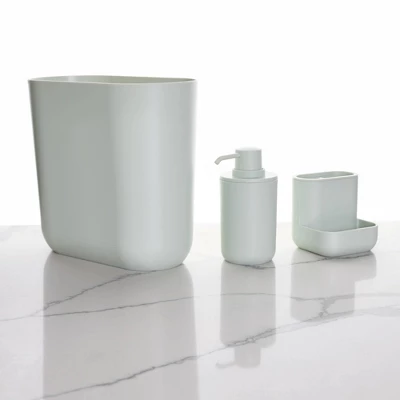 3pc Cade Bath Accessories Green Tint - iDESIGN 3pc Cade Bath Accessories Green Tint - IDESIGN -Bathroom Products Store GUEST c73b7234 562f 4e1b b75f 60c45ada9f39