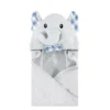 Hudson Baby Infant Boy Cotton Animal Face Hooded Towel, Gingham Elephant, One Size -Bathroom Products Store GUEST c74e497e e6c3 4b56 a387 ad7330beed39