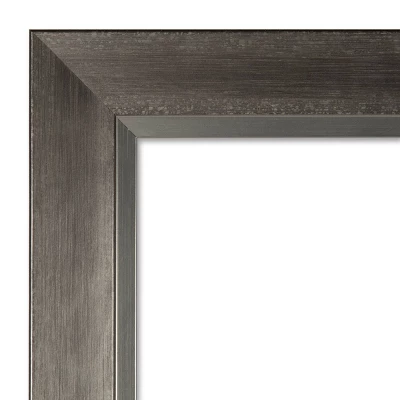 41" x 30" Non-Beveled Domus Wood Bathroom Wall Mirror Dark Silver - Amanti Art 41" X 30" Non-Beveled Domus Wood Bathroom Wall Mirror Dark Silver - Amanti Art -Bathroom Products Store GUEST c7f2f973 8c96 4422 a530 f2c8b433d48c