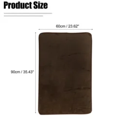 Unique Bargains Solid Color Pattern Bathroom Rugs Polyester Bath Mat Machine Washable Brown 90x60cm 4 Unique Bargains Solid Color Pattern Bathroom Rugs Polyester Bath Mat Machine Washable Brown 90x60cm -Bathroom Products Store GUEST c85c6e99 194a 402c 8846 9d1b1896f980