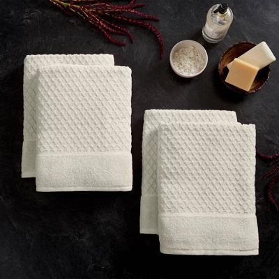 4pc Cotton Diamond Textured Bath Towel Set - Isla Jade 4pc Cotton Diamond Textured Bath Towel Set - Isla Jade -Bathroom Products Store GUEST c965585a 2aad 49cb 835c 34cc8c94aec2