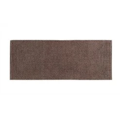 Home Barron Cotton Chenille Braided Runner Rug Chocolate - VCNY