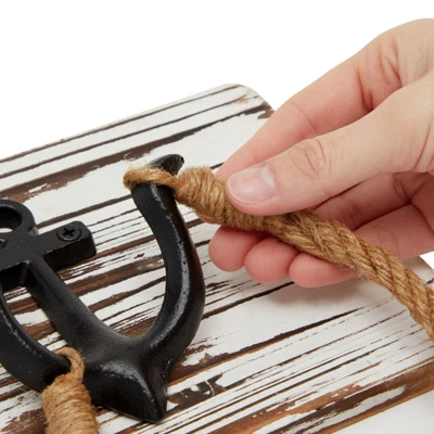 Okuna Outpost 2 Pack Nautical Hand Towel Ring Holder, Anchor Bathroom Decor and Accessories, 9x6 in Okuna Outpost 2 Pack Nautical Hand Towel Ring Holder, Anchor Bathroom Decor And Accessories, 9x6 In -Bathroom Products Store GUEST ca689908 89c4 48fd a052 2927b54f87d6