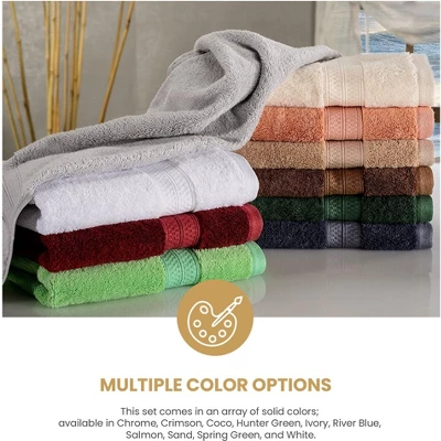 Plush and Highly Absorbent Greenbury Rayon from Bamboo and Cotton Blend Plush and Durable Modern Assorted 6-Piece Towels Set by Blue Nile Mills Plush And Highly Absorbent Greenbury Rayon From Bamboo And Cotton Blend Plush And Durable Modern Assorted 6-Piece Towels Set By Blue Nile Mills -Bathroom Products Store GUEST ce61e2a1 d66d 499a a653 c935b9df30d1