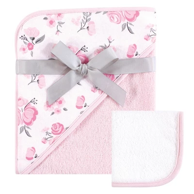 Hudson Baby Infant Girl Cotton Hooded Towel and Washcloth 2pc Set, Pink Floral, One Size Hudson Baby Infant Girl Cotton Hooded Towel And Washcloth 2pc Set, Pink Floral, One Size -Bathroom Products Store GUEST cead5bd4 946f 4fac ab57 9f6000a8b5c2