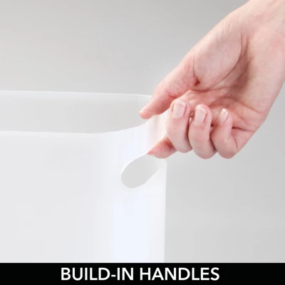 mDesign Plastic Small 1.5 Gal./5.7 Liter Trash Can, Built-In Handles MDesign Plastic Small 1.5 Gal./5.7 Liter Trash Can, Built-In Handles -Bathroom Products Store GUEST ceb3c424 f618 4d02 836b 50b49f4c9ce4