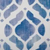 Hazel Shower Curtain Blue/White - Moda At Home -Bathroom Products Store GUEST d0493a44 005c 41d4 93df 29cb64de0a27