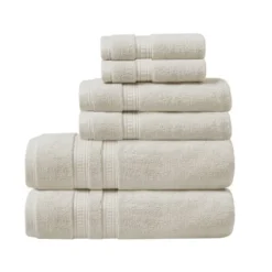 6pc Plume Cotton Feather Touch Antimicrobial Bath Towel Set - Beautyrest -Bathroom Products Store GUEST d063fe3b 5e1f 41fb 88f4 67ea50cf99c5