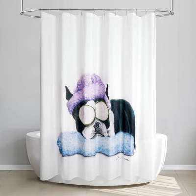 Frenchie Spa Shower Curtain - Allure Home Creations Frenchie Spa Shower Curtain - Allure Home Creations -Bathroom Products Store GUEST d08d34a4 7f4c 4ab9 87e8 8a72f512b7f4