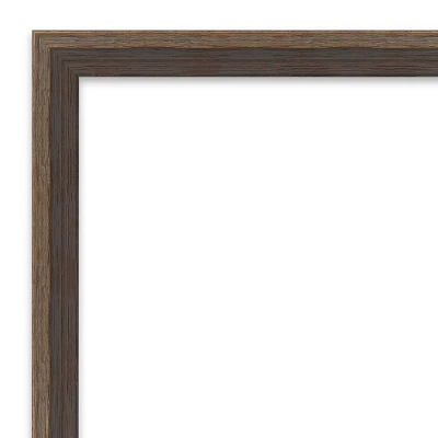 19" x 25" Non-Beveled Hardwood Wedge Wood Bathroom Wall Mirror Mocha Brown - Amanti Art 19" X 25" Non-Beveled Hardwood Wedge Wood Bathroom Wall Mirror Mocha Brown - Amanti Art -Bathroom Products Store GUEST d0fb1646 b006 4d4f ab8f 236848f767b3