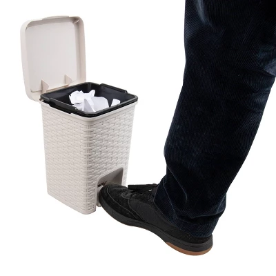 Square Wastepaper Basket and Toilet Brush Set Ivory - Mind Reader Square Wastepaper Basket And Toilet Brush Set Ivory - Mind Reader -Bathroom Products Store GUEST d25526a6 4f8f 4273 97d8 14b18a465b05