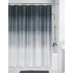 Metallic Ombre Glimmer Shower Curtain - Allure Home Creations