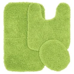 3pc Jazz Shaggy Washable Nylon Bath Rug Set - Garland -Bathroom Products Store GUEST d497da5b 71a1 462b 913b 447c9006d265