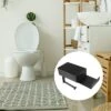 Unique Bargains Wall Mount With Phone Shelf For Kitchen Bathroom Toilet Paper Holder Black 1Pcs -Bathroom Products Store GUEST d4f78b77 53b0 4bbf b44a 5030d45ba3c4