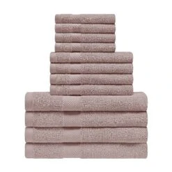 Modern Eco-Friendly Cotton Absorbent 12-Piece Assorted Towel Set - Blue Nile Mills 7 Modern Eco-Friendly Cotton Absorbent 12-Piece Assorted Towel Set - Blue Nile Mills -Bathroom Products Store GUEST d5cfdfed 218b 4c29 a6b6 74a7e7f1121f