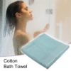 Unique Bargains Bathroom Shower Classic Soft Absorbent Cotton Bath Towel 59.06"x28.35" 1 Pc -Bathroom Products Store GUEST d6581213 e5d5 4b73 9546 821a0c7bb4b7
