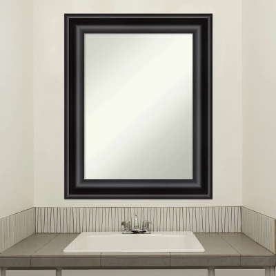 24" x 30" Non-Beveled Grand Bathroom Wall Mirror Black - Amanti Art 24" X 30" Non-Beveled Grand Bathroom Wall Mirror Black - Amanti Art -Bathroom Products Store GUEST d8a6dd7c 8732 4793 aee6 f3bf7bc51e3a