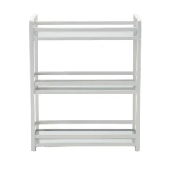 3 Tier Flat Wire Slim Vanity Tower White - Home Details -Bathroom Products Store GUEST d94d0f8a 1417 4e2c a2ed eed50e959e8b