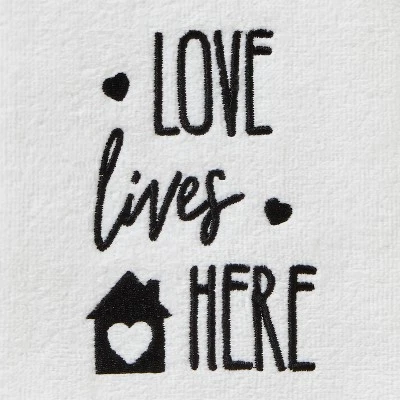 2pk Love House Hand Towel Set White - SKL Home 2pk Love House Hand Towel Set White - SKL Home -Bathroom Products Store GUEST d993cc77 c343 41ae 85d6 53cd4e3b5ea3
