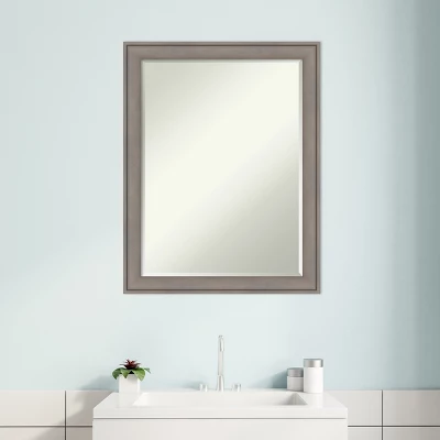 Amanti Art Greywash Petite Bevel Wood Bathroom Wall Mirror 27.5 x 21.5 in. Amanti Art Greywash Petite Bevel Wood Bathroom Wall Mirror 27.5 X 21.5 In. -Bathroom Products Store GUEST db6104c2 9aa6 49bd 976c 4e35f031b68e
