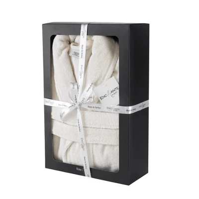 Luxury Turkish 100% Cotton Bathrobe Cream - Enchante Home Luxury Turkish 100% Cotton Bathrobe Cream - Enchante Home -Bathroom Products Store GUEST dbeb6fb4 4b65 4687 922c 90bdb685cca0