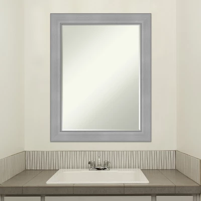 Amanti Art Vista Brushed Nickel Petite Bevel Bathroom Wall Mirror 28.25 x 22.25 in. Amanti Art Vista Brushed Nickel Petite Bevel Bathroom Wall Mirror 28.25 X 22.25 In. -Bathroom Products Store GUEST dbf8fe84 cb76 47aa 85e7 0ef7fcc4317b