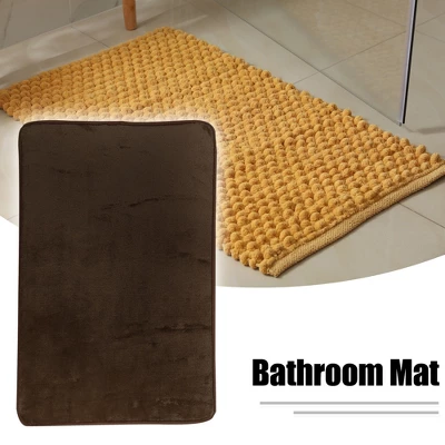 Unique Bargains Solid Color Pattern Bathroom Rugs Polyester Bath Mat Machine Washable Brown 90x60cm Unique Bargains Solid Color Pattern Bathroom Rugs Polyester Bath Mat Machine Washable Brown 90x60cm -Bathroom Products Store GUEST dc21dd04 b3cd 40d2 a164 60e7e7b9cd51