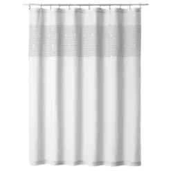 MDesign Fabric 100% Cotton Embroidered Shower Curtain For Bathroom -Bathroom Products Store GUEST dd36bcbd 1c9f 478f 8765 75fd18dbf467