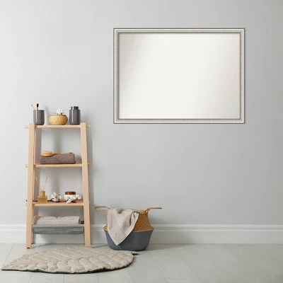 41" x 30" Non-Beveled Salon Silver Narrow Bathroom Wall Mirror - Amanti Art 41" X 30" Non-Beveled Salon Silver Narrow Bathroom Wall Mirror - Amanti Art -Bathroom Products Store GUEST df243ea5 e037 4521 b4b9 3ba8de779b1c