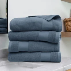 Set Of 4 Bath Towels, 100% Super Plush Premium Cotton - Becky Cameron 13 Set Of 4 Bath Towels, 100% Super Plush Premium Cotton - Becky Cameron -Bathroom Products Store GUEST df629cd2 4134 4b9f 9335 127fa0452bea
