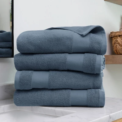 Set Of 4 Bath Towels, 100% Super Plush Premium Cotton - Becky Cameron Set Of 4 Bath Towels, 100% Super Plush Premium Cotton - Becky Cameron -Bathroom Products Store GUEST df629cd2 4134 4b9f 9335 127fa0452bea